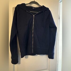 Woman’s large navy gap zip up jacket (Oc30)